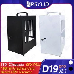 D19 Pro 6.1L A4 Chassis SFX HTPC Mini ITX Game Computer Graphics Card RTX2070 I7 Smallest Independent Display Case Dream D19pro