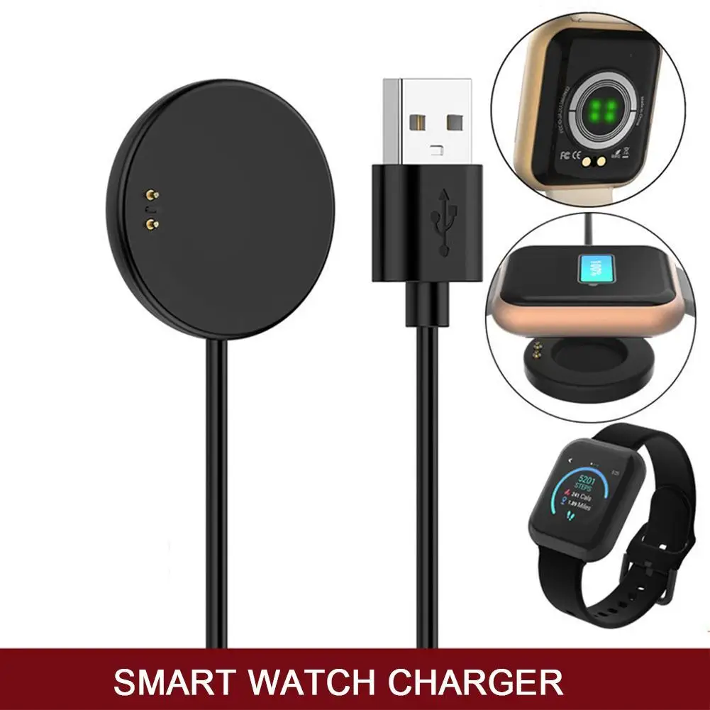 

USB Charger Cable For iTouch Fusion 2 Smartwatch Replacement Charging Base Station Magnet Cord 100cm