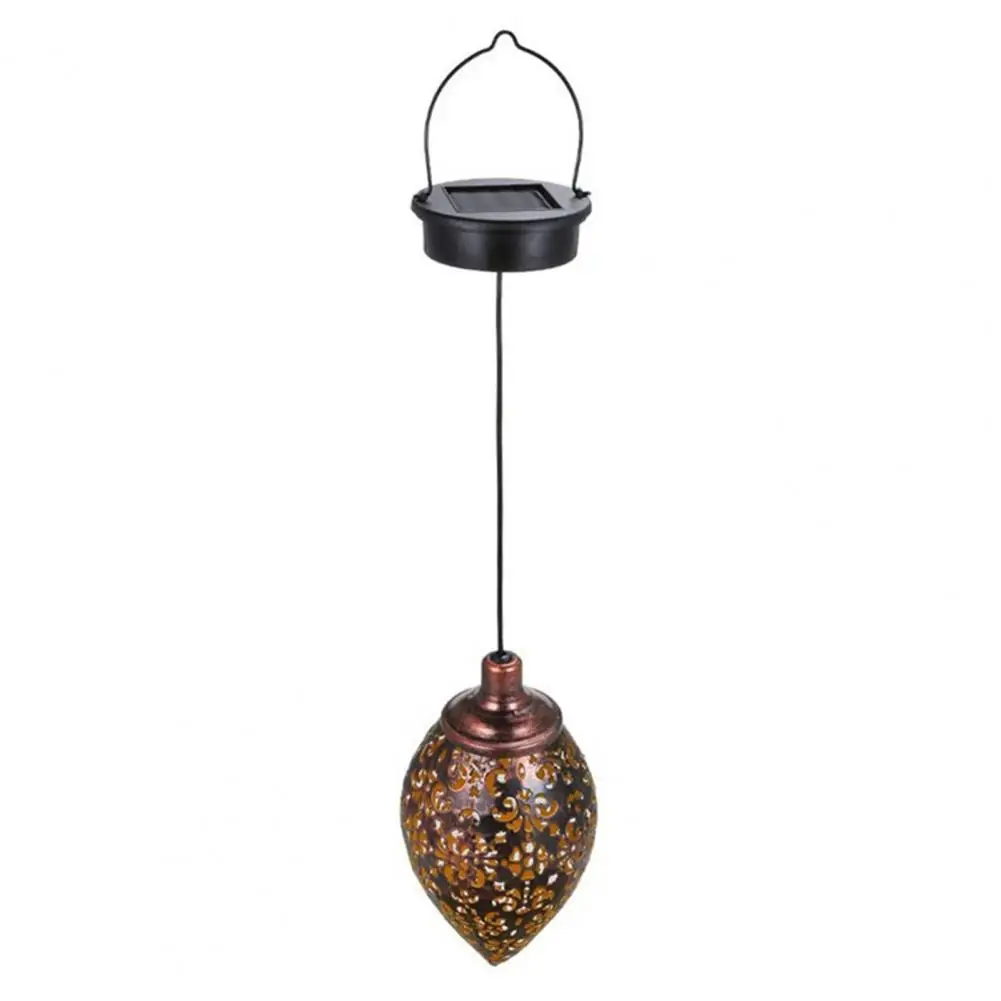 LED Lantern Rechargeable Low Consumption Solar Charging Hanging Projection Light Lamp for Courtyard solar garden light