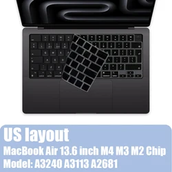 Ultra - Thin Keyboard Stickers - Universal Fit (Air 13 M4 M3 M2)