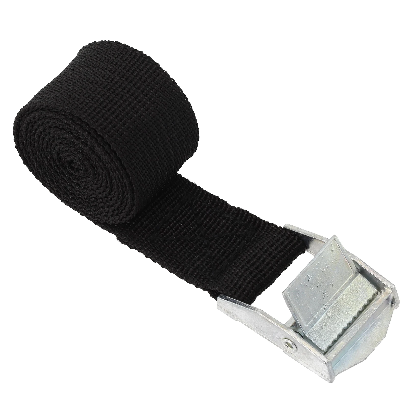 1 Pc 25mmx1M Cargo Strap With Buckle Tie Down Belt For Motorcycle Car Metal Tow Rope Strong Ratchet Fixing Belt For Luggage Bag