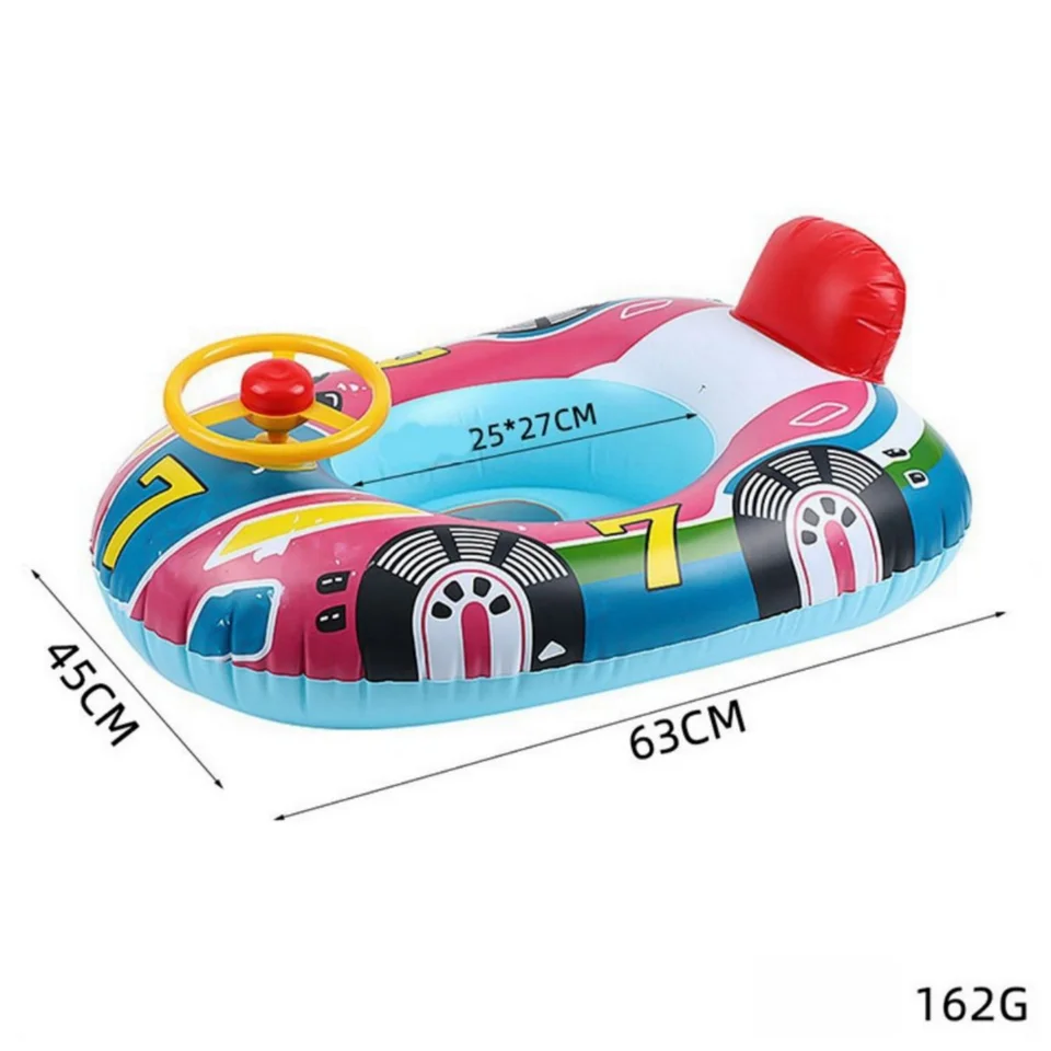 Baby Swimming Pool Float Cute Car Design Kids Toddler Inflatable Baby Swimming Pool Float Cute Car Design Kids Toddler Inflatable