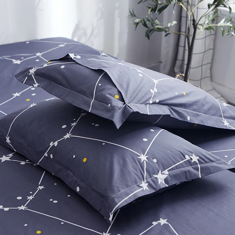 Constellation 100% Cotton Duvet Cover Set, Space Star Celestial Galaxy Astrology Bedding for Kids Boys Men Soft Bedroom Decor 2