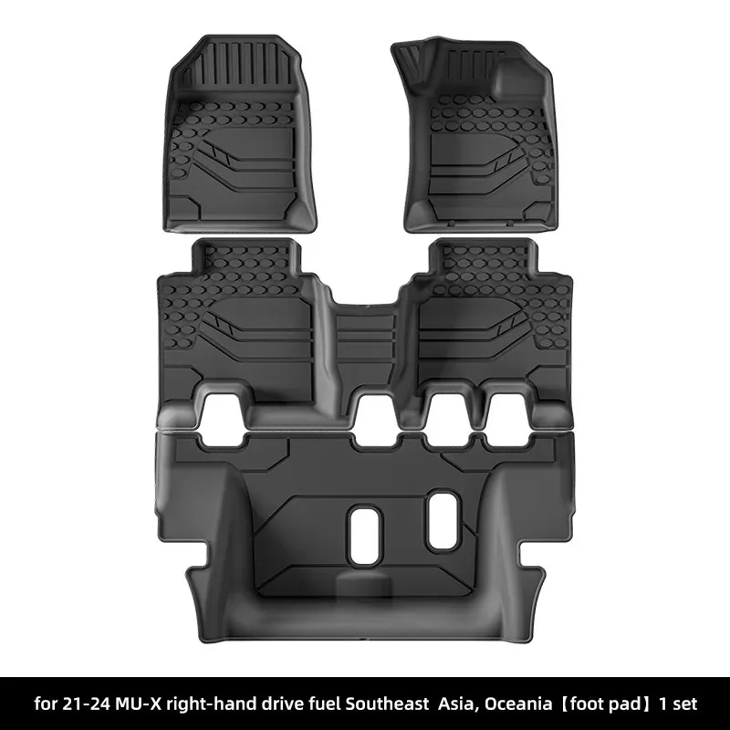 2021-2024년형 mu-X Mu Ranger 차량용 전천후 TPE 바닥 매트 및 트렁크 라이너