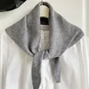 Womens Knitted Triangle Scarf Head Wrap Multifunctional Fashion Shawl Winter Warm Accessory for Outdoor Travel Casual Outfit