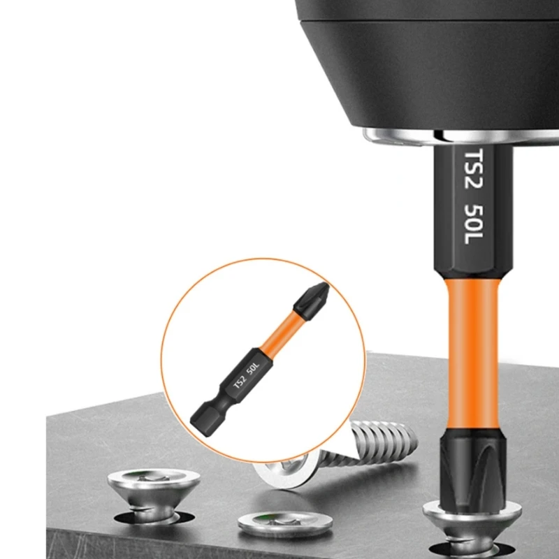 

Набор прочных отверток из сплава S2, 6 шт., удлиненная противоскользящая электрическая отвертка для ручной электродрели