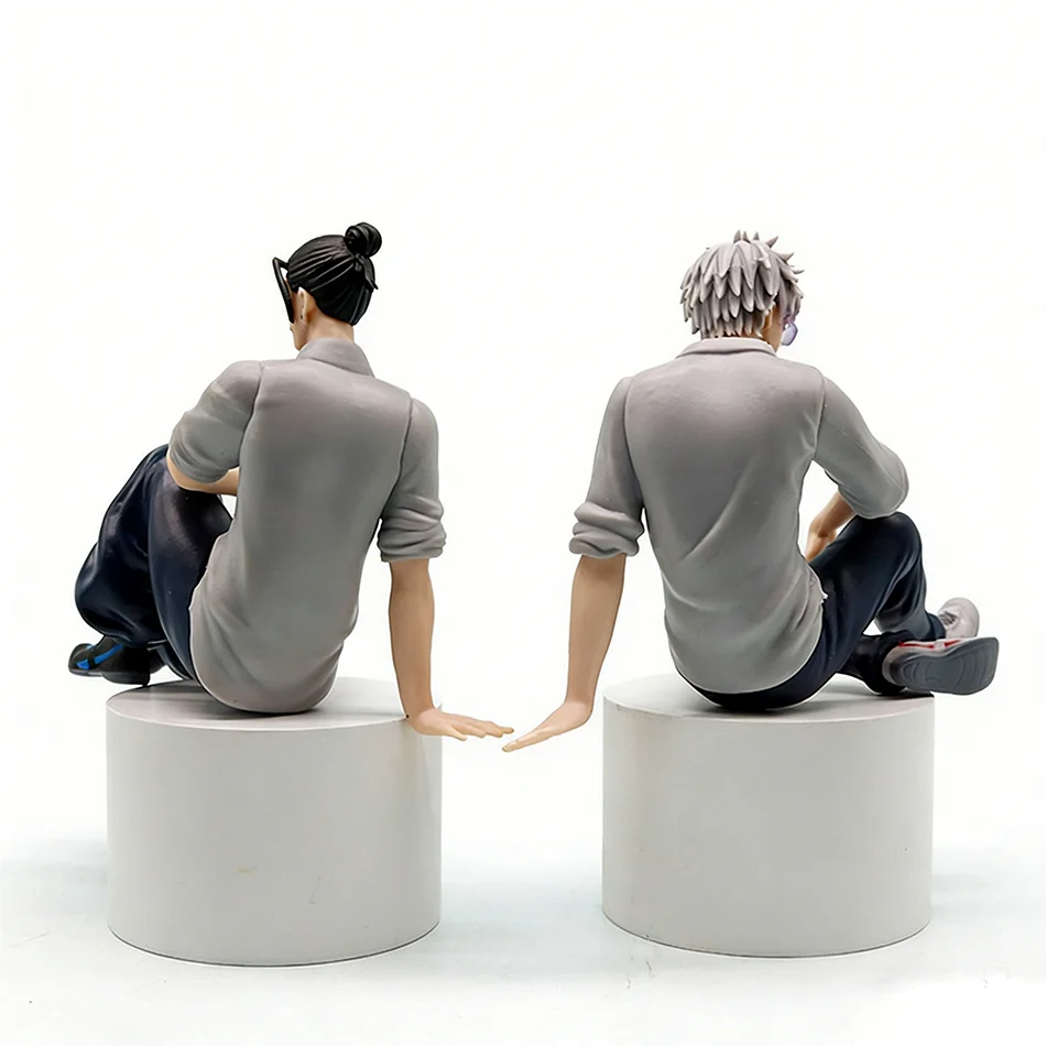 Satoru Gojo Jujutsu Kaisen Collectible Anime Figure - Geto Suguru Sitting Pose PVC Ornament Toy