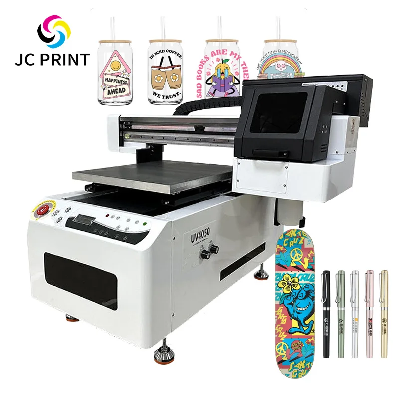 Small-size-4050-xp600-printhead-digital-inkjet-uv-flatbed-printer ...