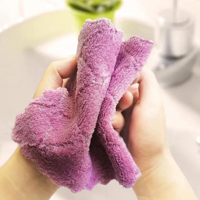 Mikroszálas Kendő Mágikus Tisztító Törlőkészülékek Újrahasznosítható Mosható Törölközők Mosogatógép Konyha Megvastagodott Párnák A Törlőkendők Tisztításához - Image 4