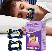 30Pcs/Box Anti-Snoring Stickers For Children Adult Night Sleep Lip Nose Breathing Improving Patch Mouth Correction Sticker Tape 1