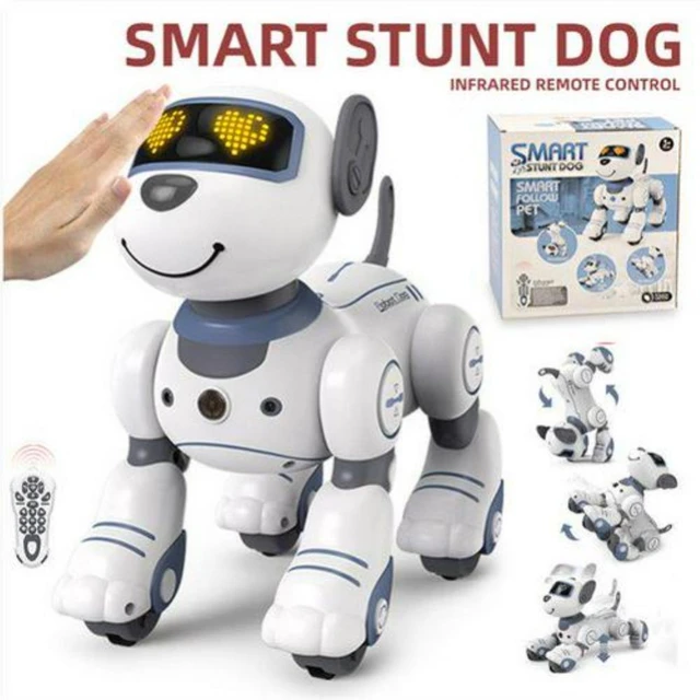 Robot électronique pour animal de compagnie, chien, télécommande