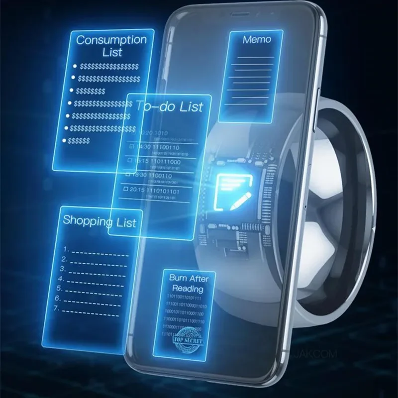 스마트 링 블루투스 손가락 팔찌 안드로이드 IOS 전화 듀얼 플랫폼 NFC 멀티 카드 모드 지능형 개인 정보 메모리