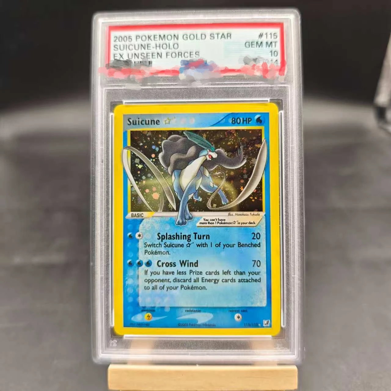 DIY PTCG Rating Card 2005 GOLD STAR SUICUNE 115/115 Collection Card Copy  10Points Rating Card Anime Game Gift Toy - AliExpress 26