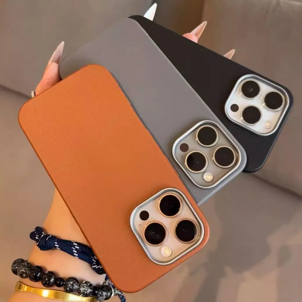 Luxury Matte Cortex Leather Case - Premium Soft & Shockproof Silicone Cover