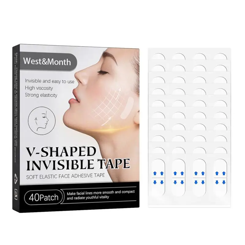 

Face Lifting Patch Invisible Thin Face Stickers V Shape Face Facial Line Wrinkle Sagging Chin Adhesive Tape Wrinkle Saggin Skin