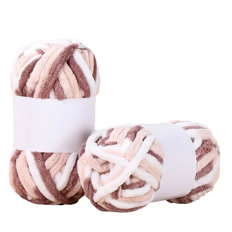 50g Thick Velvet Yarn Handmade DIY Knitting Yarn Wool Line Baby Scarf Hat Soft Chenille Yarn Knit Wol Crochet  Knitting 6