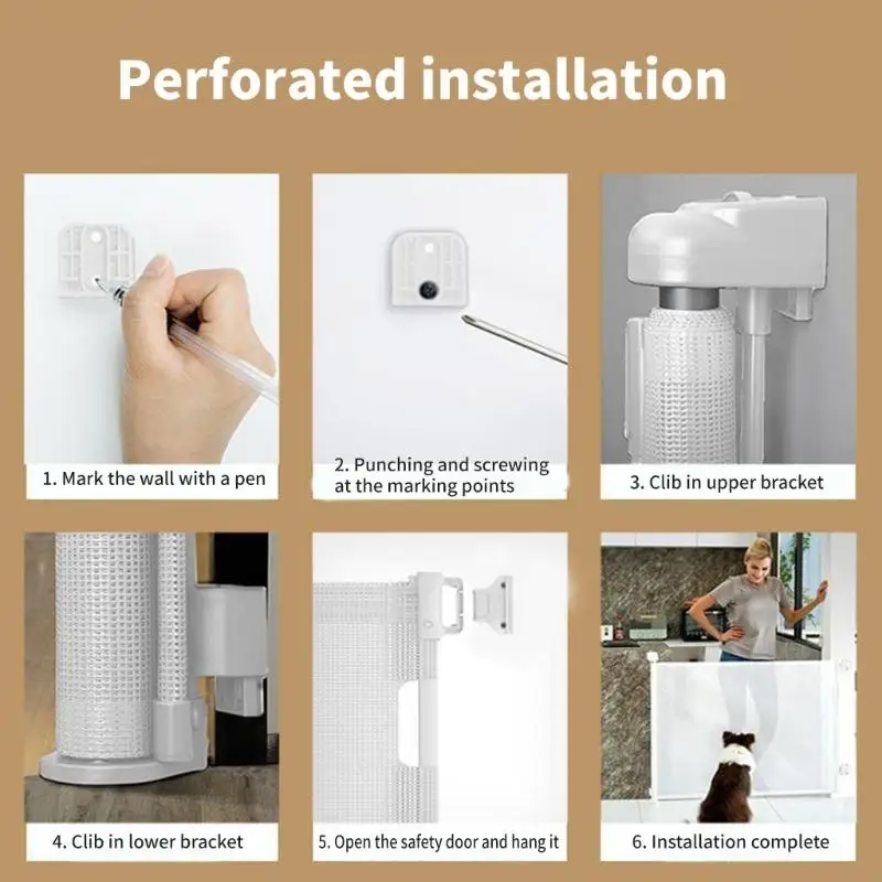 090A Baby Gate Wall Mounting Accessories Component High Strength for Child Security
