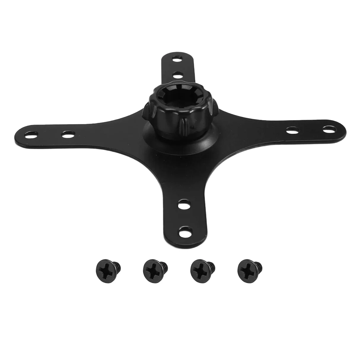 N167R 슈퍼 포터블 모니터 마운팅 어댑터 브래킷 플레이트, 17mm 볼 헤드에서 100x100mm 75x75mm, 벽걸이형 암 마운트 유니버설