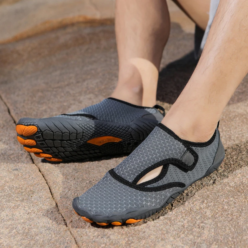 Couple Multi-functional Swimming Shoes Elastic Rubber Breathable Quick-drying Light Soft Non-slip Wear-resistant Casual Shoes