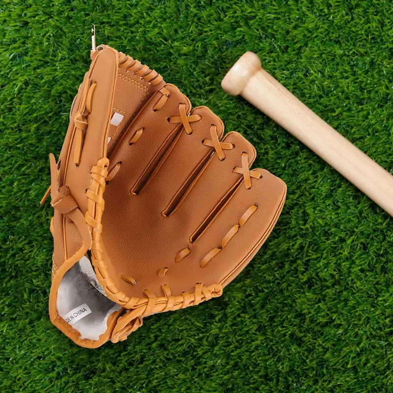 Guanto da Baseball per sport all'aria aperta attrezzatura per la pratica del Softball taglia 10.5/11.5/12.5 mano sinistra per bambini adulto uomo donna allenamento