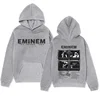 Sudadera con capucha para hombre y mujer, ropa de calle de gran tamaño con estampado de rapero Eminem, Álbum de MúsicaFour seaso 4