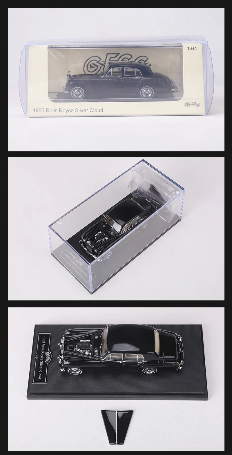 GFCC 1:64 1955 Sliver Cloud III Alloy Model Car 