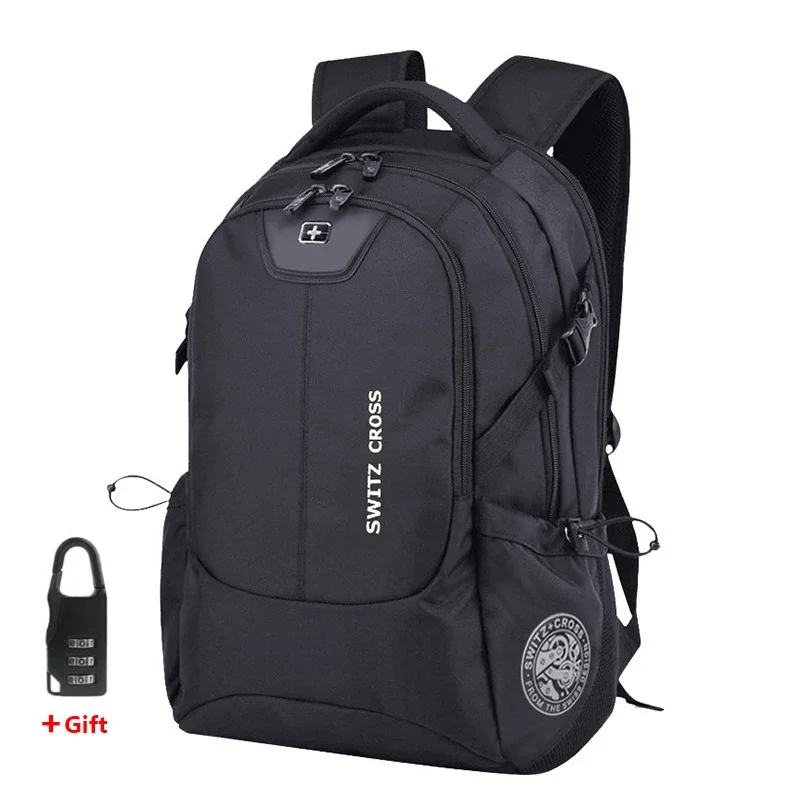 

Swiss 17 inch Laptop Backpack Men USB Charging Travel Backpack School Bag Waterproof anti theft Backpacks Women bagpack Mochila