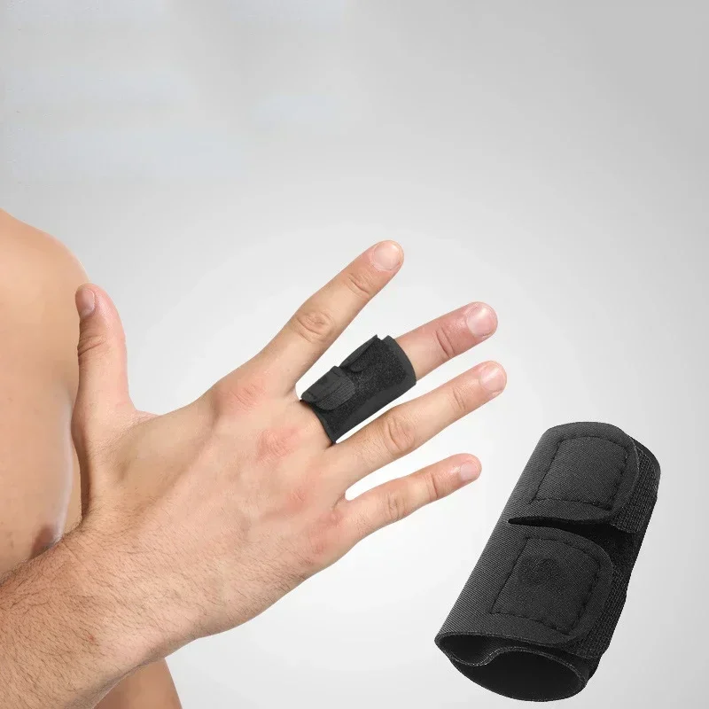 1PC Finger Splint Adjustable Finger Support Brace Sleeve Protector Basketball Finger Joint Protector Sports Support Tape 2