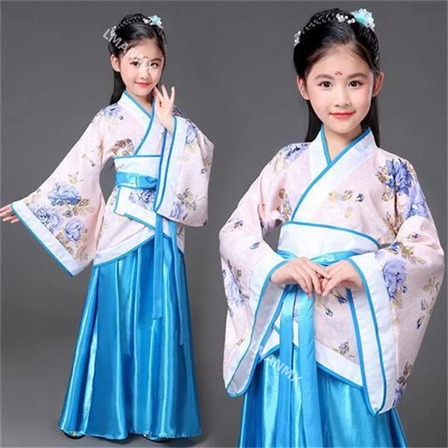 Traditional Chinese Lion Dance Costume Folk Dance Costume Hanfu Dress for Girl Kids Children Girls Lion China Clothing