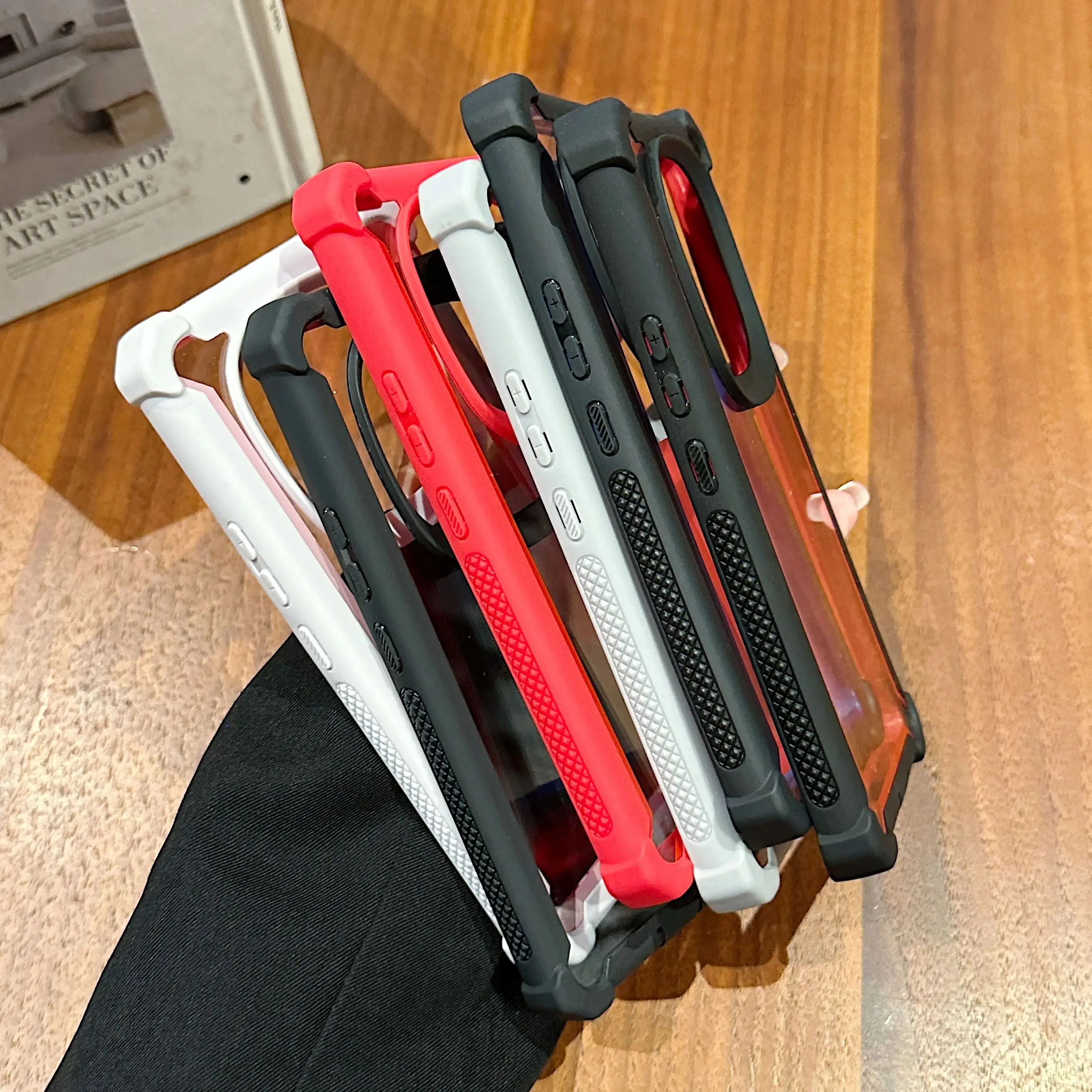 Heavy Duty Dual Layer Transparent Phone Case - Shockproof Rugged Hard Cover