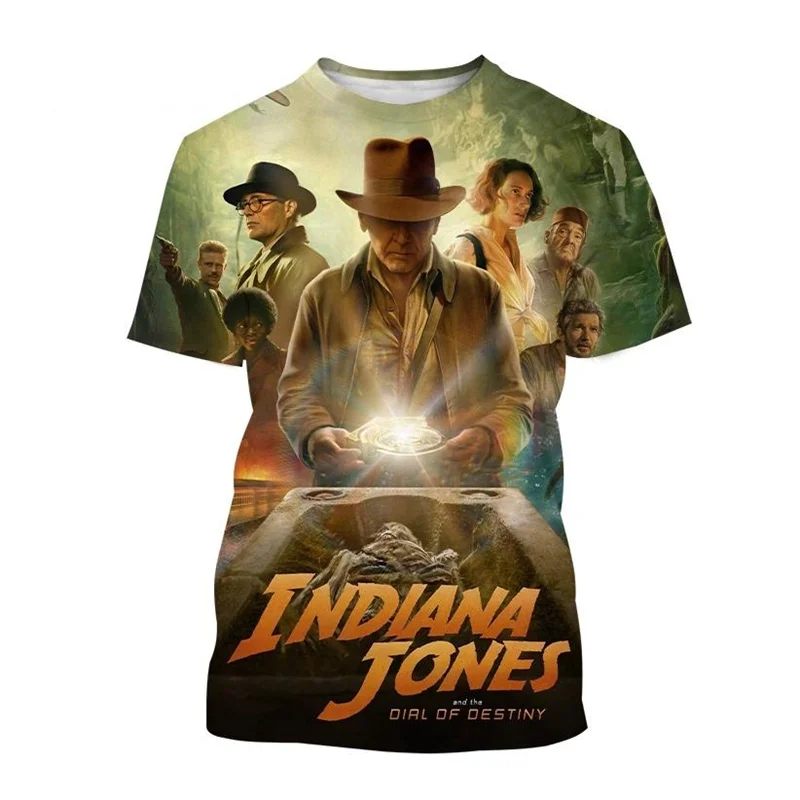 

Raiders of the Lost Ark T Shirt For Men Classic Fantasy Movie Harajuku Short Sleeve Tops Fashion Casual O-neck Oversized T-shirt