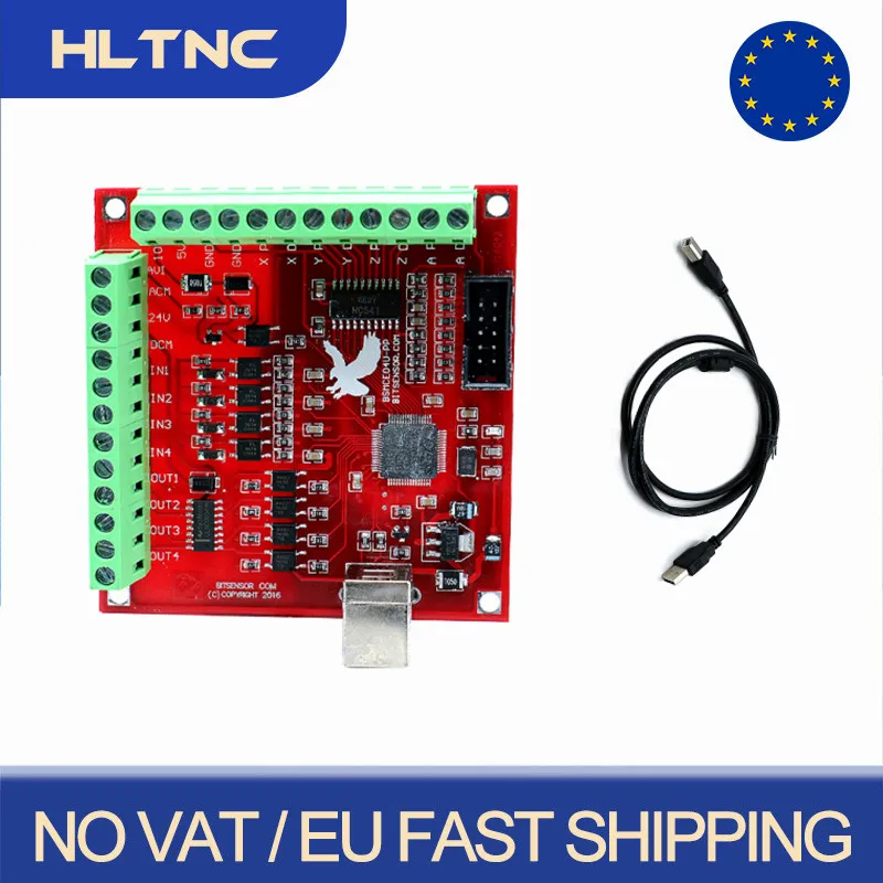Scheda Di Breakout A 4 Assi Spedita Ue Cnc Usb Mach3 100Khz Interfaccia Driver Motion Controller Driver Board