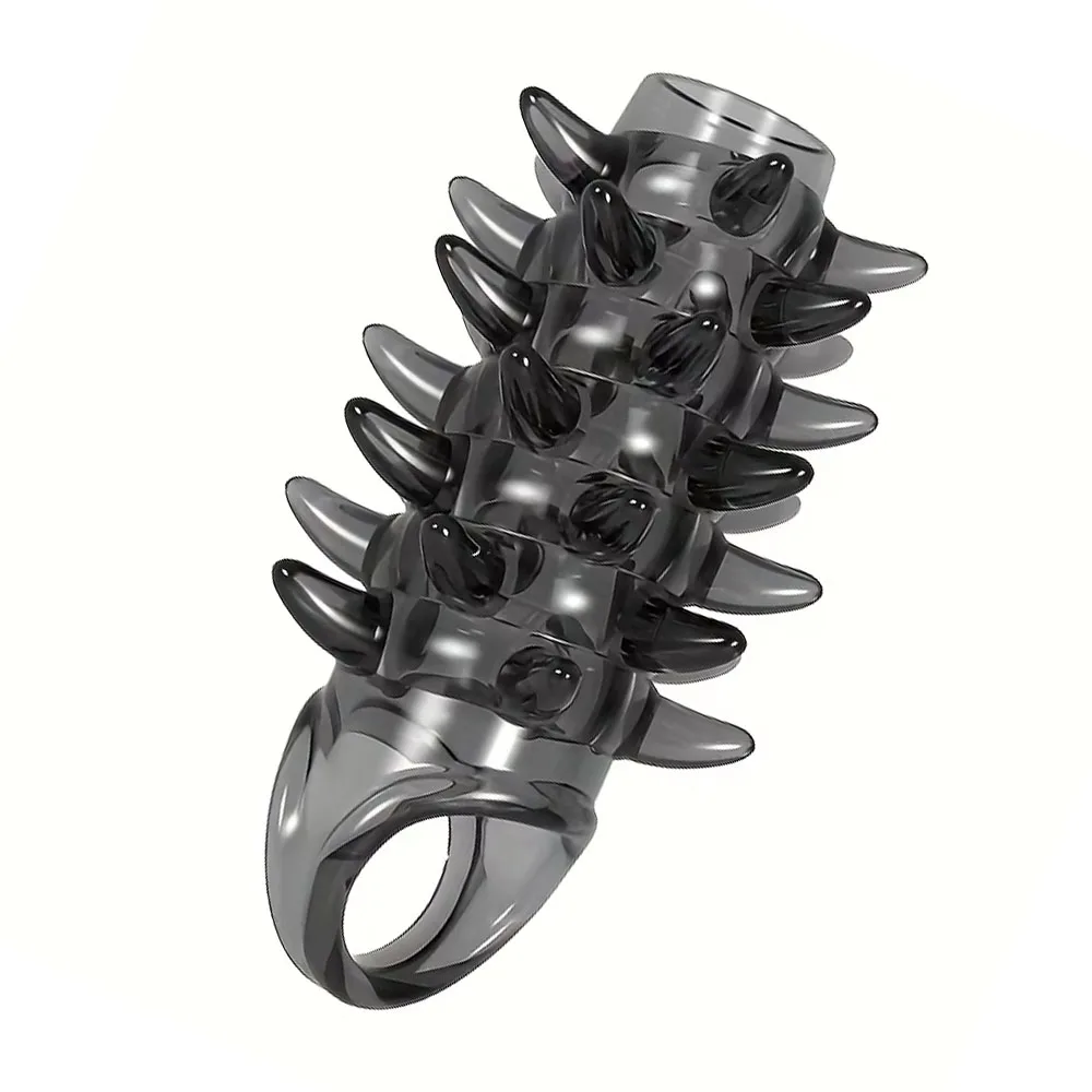 Strukturierte Penis Enhancer Sleeve Flexible Silikon Extender Verzögerung Cock Ring Erektion Stimulation für Männer Paar Erwachsene Sex Spiel Spielzeug