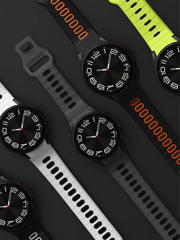 Sport Silicone Strap Bracelet - No Gaps Design