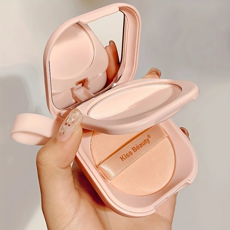 Milk Tea Waterproof Compact Powder - Full Coverage Matte Setting Powder