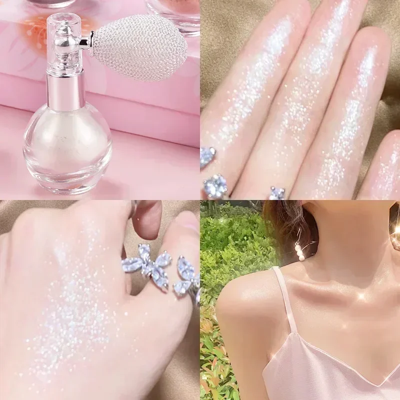Colors Highlighter Powder Spray Shimmer Sparkle Powder Makeup