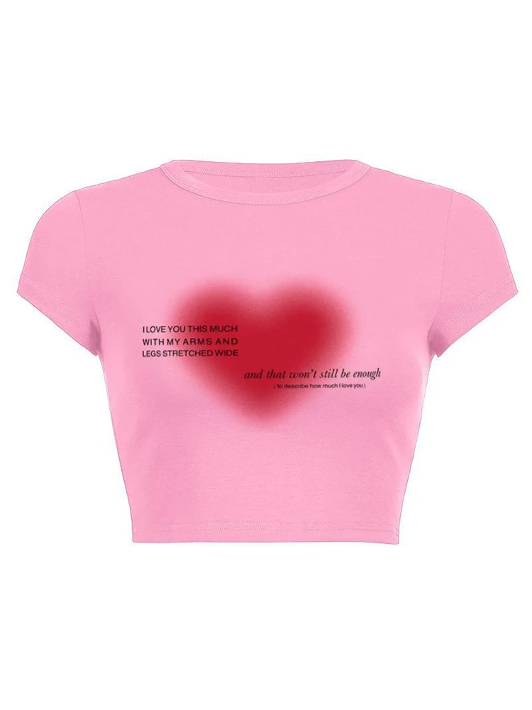 IU着用☆【YOUR NAME HERE】☆Your name LOVE Crop T-shirt.s Amazon.com: I Heart Shirt - Custom Crop Top - I Love Frat