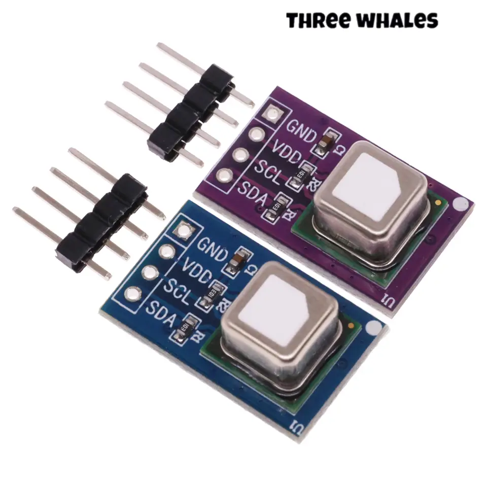 /SCD40 SCD41 Gas Sensor Module Detects CO2 CO2 Temperature and Humidity Two In One I2C Communication Purple with Pin Array image 1