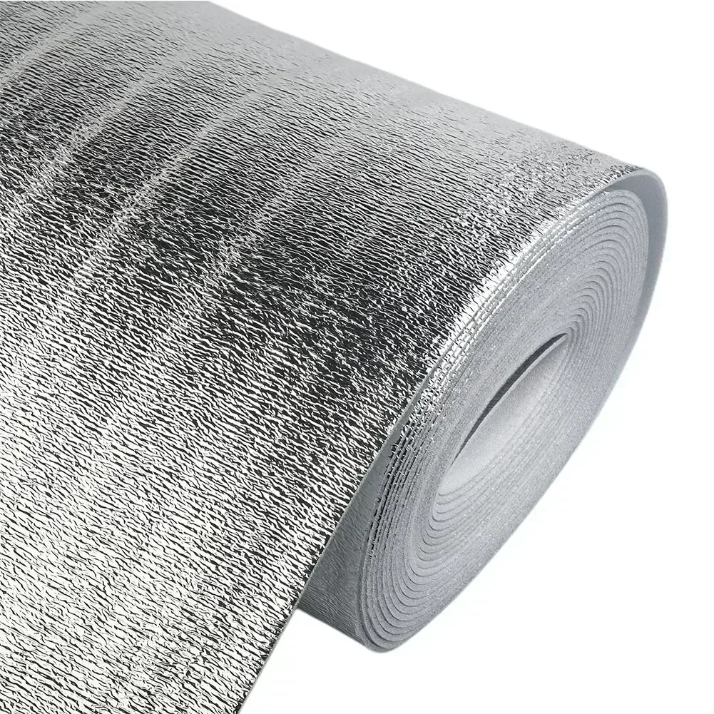 Reflective Foil Insulation 1 Roll Thermal Insulation For Wall Window Mylar Radiator Reflective Foil Aluminum Home Decoration