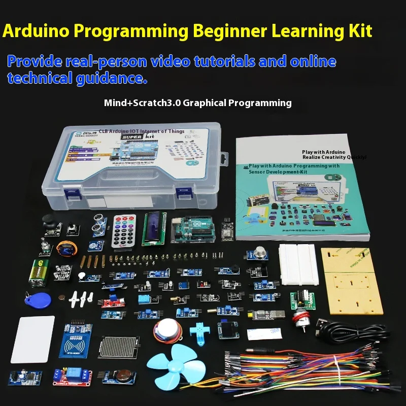 IoT Maker Board Arduino UNO R3 Starter Kit com codificação de arranhões ...