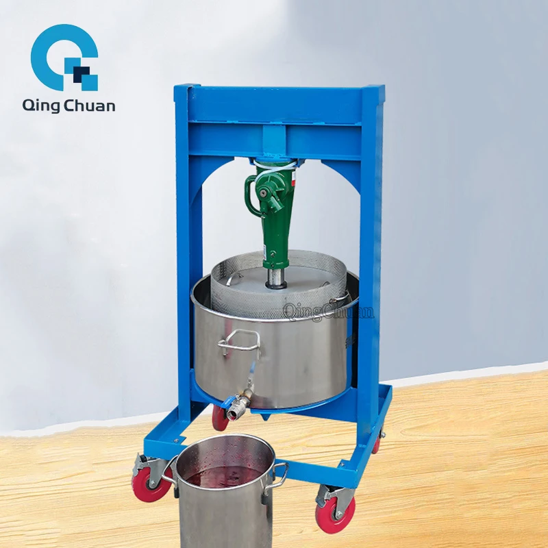 Oil Press Manual Spiral 39L Stainless Steel Household Vegetable Lard Wine Lees Medicinal Honey Juicer Processing Customization 2