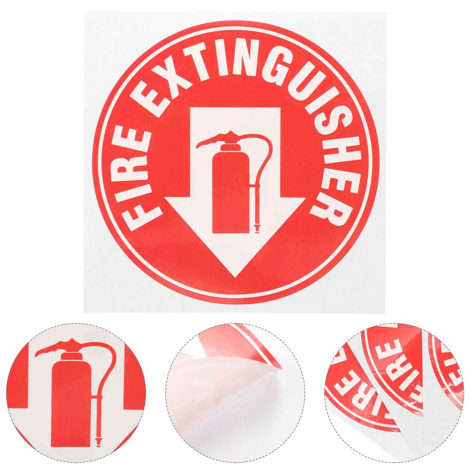 

3 Pcs Water Proof Fire Extinguisher Waterproof Waterproof Waterproof Waterproof Stickers The Pet Self Adhesive Decal