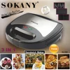 3-in-1 Sandwich Maker, Toaster & Electric Panini Press with Non-Stick Plate, LED Indicator, Cool Touch Handle 5