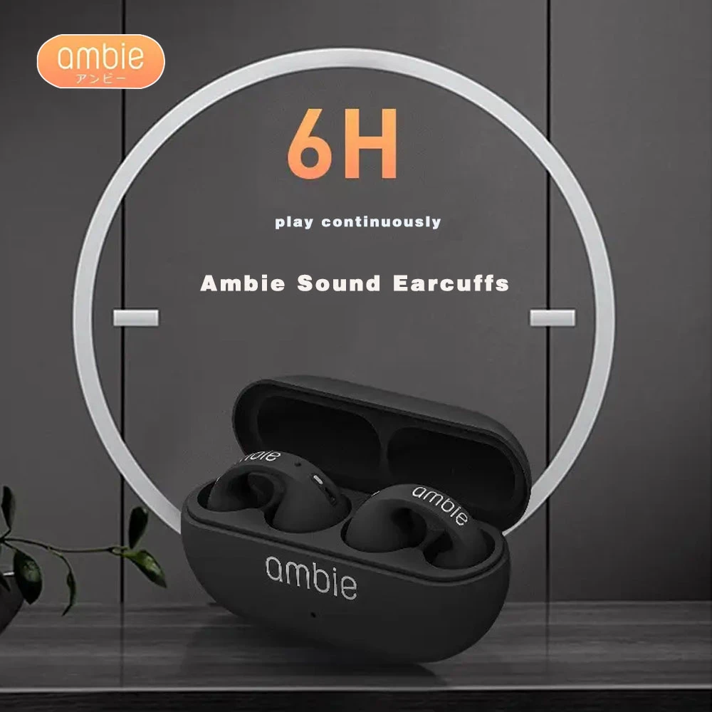 Ambie Sound Earcuffs Ear Bone Conduction Earring Type Wireless