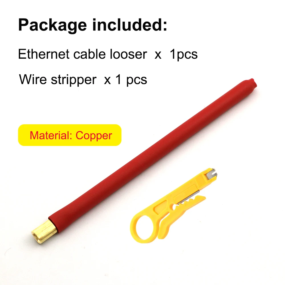 xintylink Networking engineer tools Network wire looser for CAT5 CAT6 Ethermet cable releaser twisted wire core separater wire line tester Networking Tools