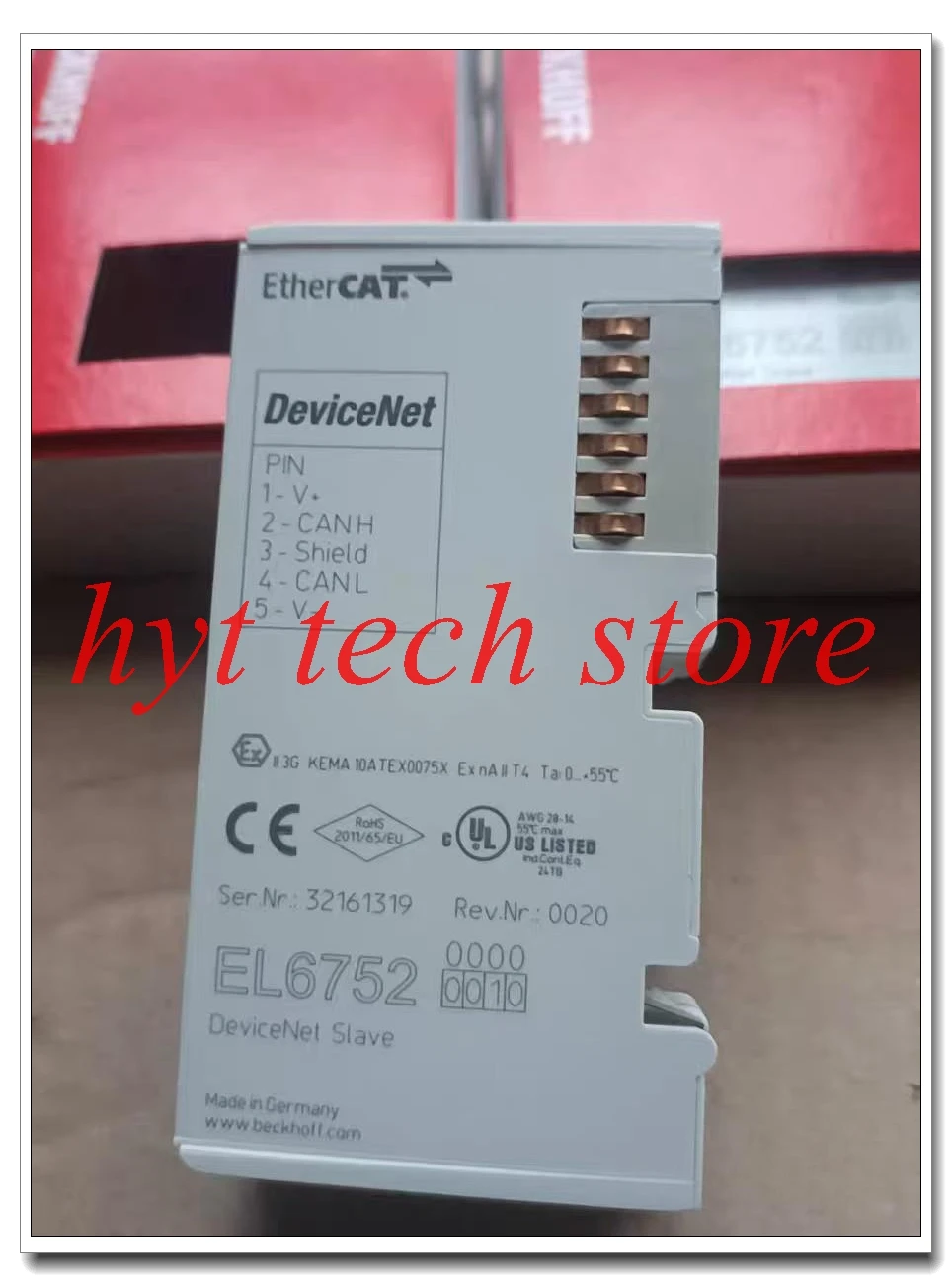 EL6752 오리지널 디지털 수량 단자 모듈 1개, Profibus 마스터 통신 모듈