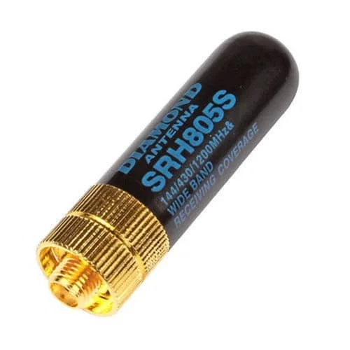 Antena de doble banda para Kenwood Baofeng Walkie Talkie Negro