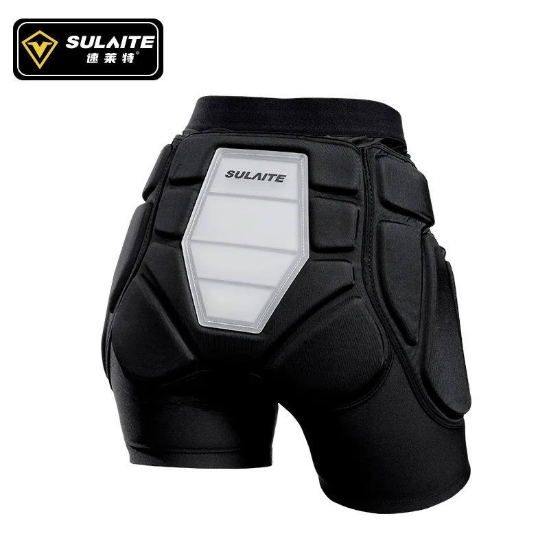 SULAITE 오토바이 엉덩이 보호 장비 야외 롤러 스케이트 스키 엉덩이 보호 팬츠 야외 사이클링 스포츠 보호 장비 S-2XL