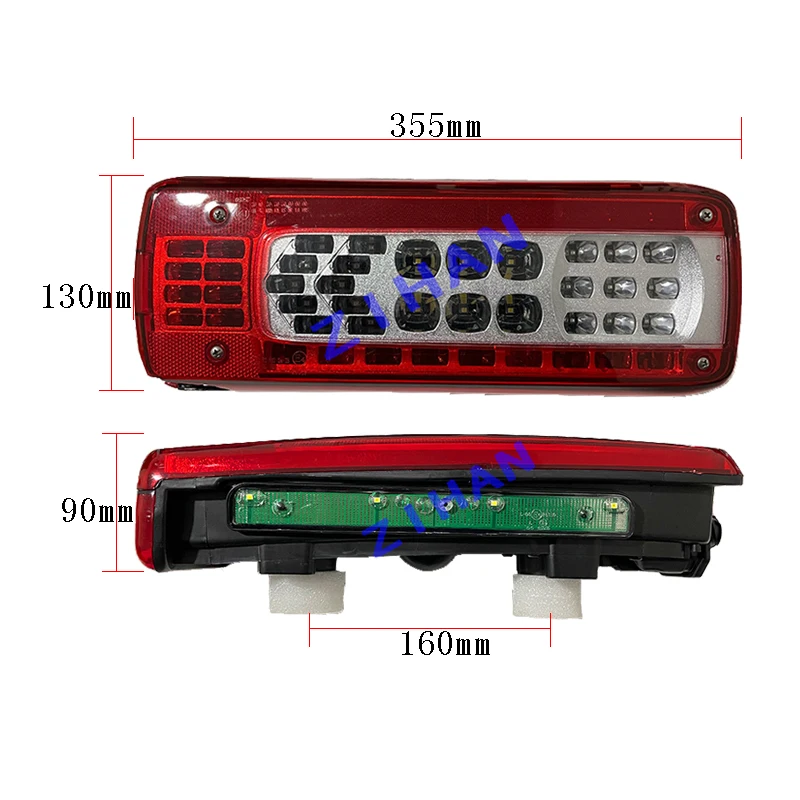 

1 PCS 24V LED Rear Tail Combination Lights Lamps for VOLVO fm9 fm12 fh12 fh13 fmx500 82483073 82483074
