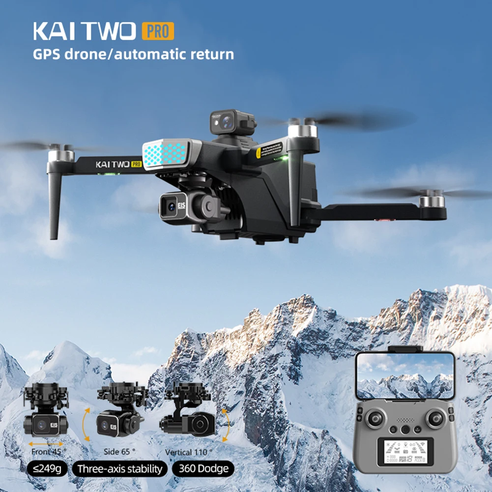 

Three-Axis Mechanical Gimbals HD Aerial-Drone Easy Carrying Sturdy Quadcopters For Adult Kids